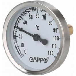 картинка Термометр биметаллический с погружной гильзой Gappo G1474(-/5/- шт)