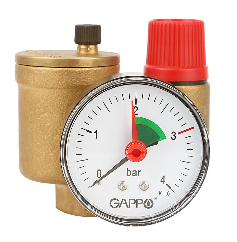 Группа безопасности котла Gappo 1" 3 бара G1453 компактная