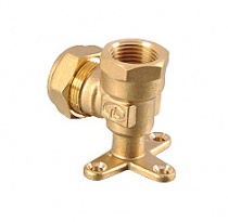 Угол вн/р 20*3/4" с креплением Lavita E/S W латунь