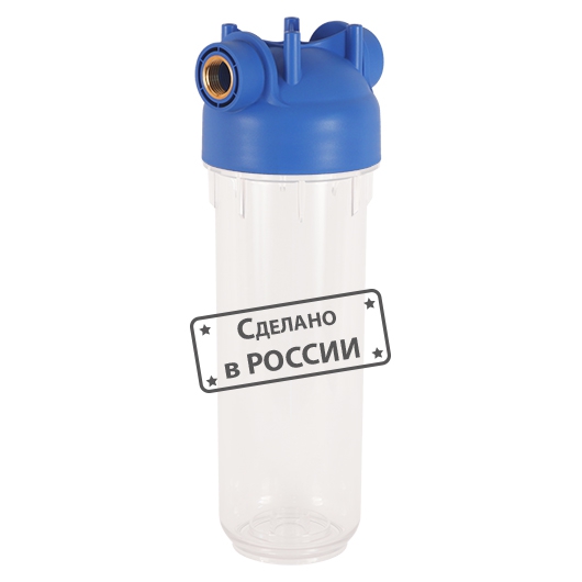 Колба фильтра АКВАБРАЙТ SL 10" АБФ  1/2" прозр