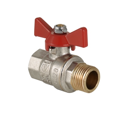 картинка Кран шаровой   1"  гш бабочка Valtec Base VT.218(-/6/90 шт)