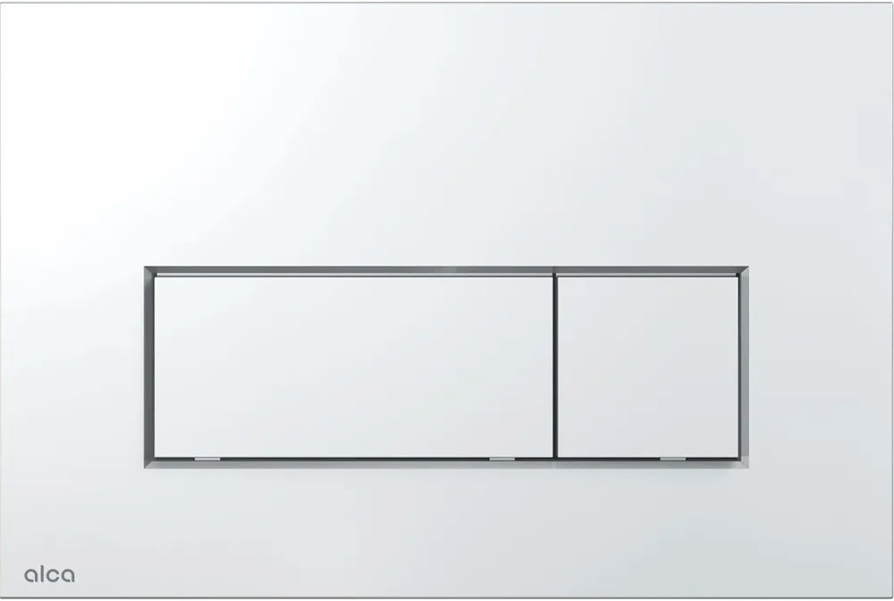 Клавиша для инсталяции  ALCAPLAST/Alcadrain М571 прямоуг, ХРОМ глянец