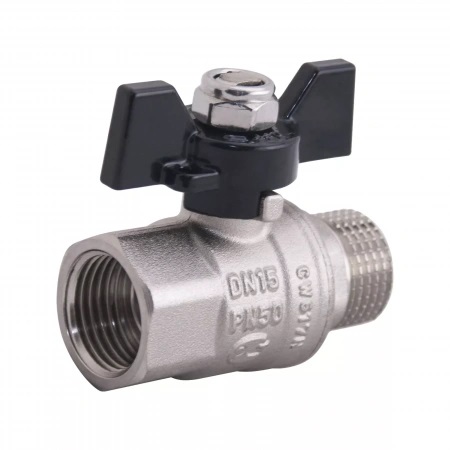 Кран шаровой    1/2"  гш бабочка Gappo G225.04