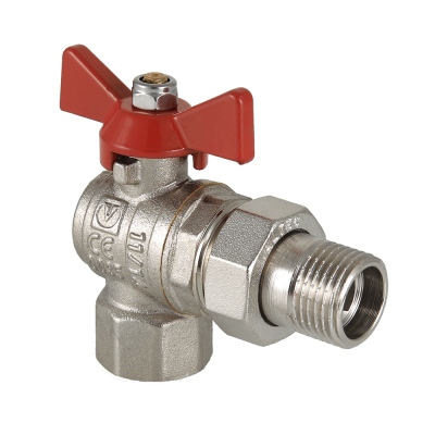 Кран шаровой    1/2" угловой с американкой Valtec Base VT.228