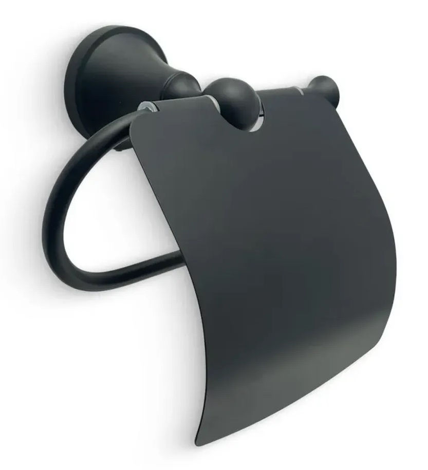 картинка Diadonna D8003QH бумагодержатель с крышкой серый графит(-/1/- шт)