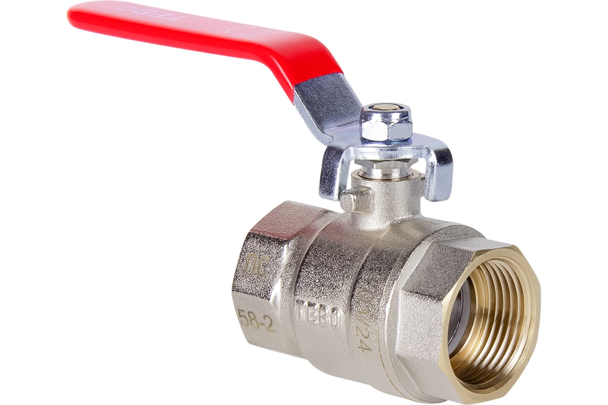 Кран шаровой    3/4"  гг ручка Tebo