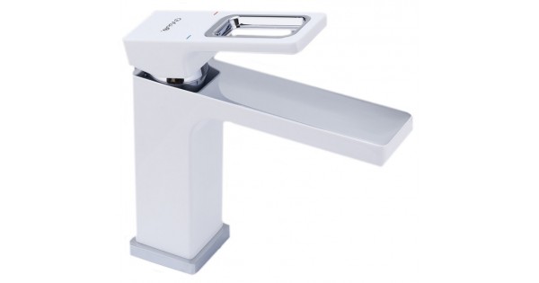 Смеситель раковина шар Gappo G1017 лат 35мм белый