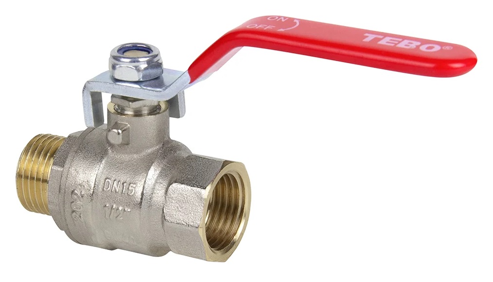 Кран шаровой    1/2"  гш ручка Tebo