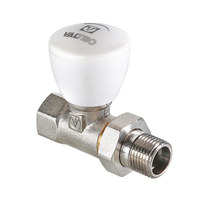 Клапан д/рад ручной прямой 1/2" Valtec VT.008.N.04