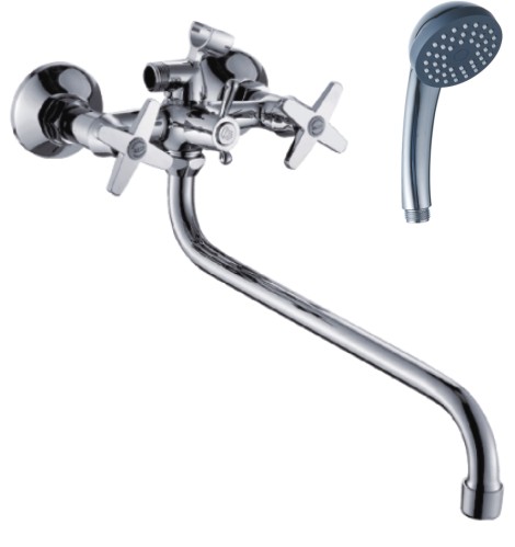 Смеситель ванна кер Эверест В22-069 крест