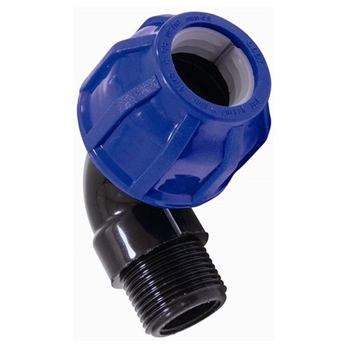 Отвод нар/р 25* 3/4" 90° ПНД Tebo