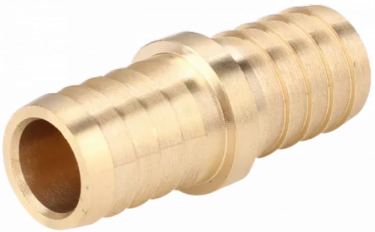 Соединитель д/шланга штуцерный 12мм лат Gappo G1236.12