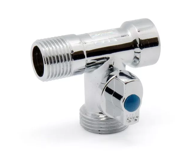 Кран шаровой тройник 1/2"*3/4"  гш Remer 260