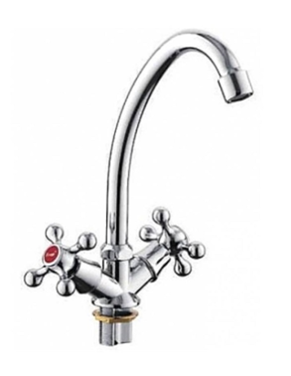 Смеситель кухня кер Frap F4008-2 крест