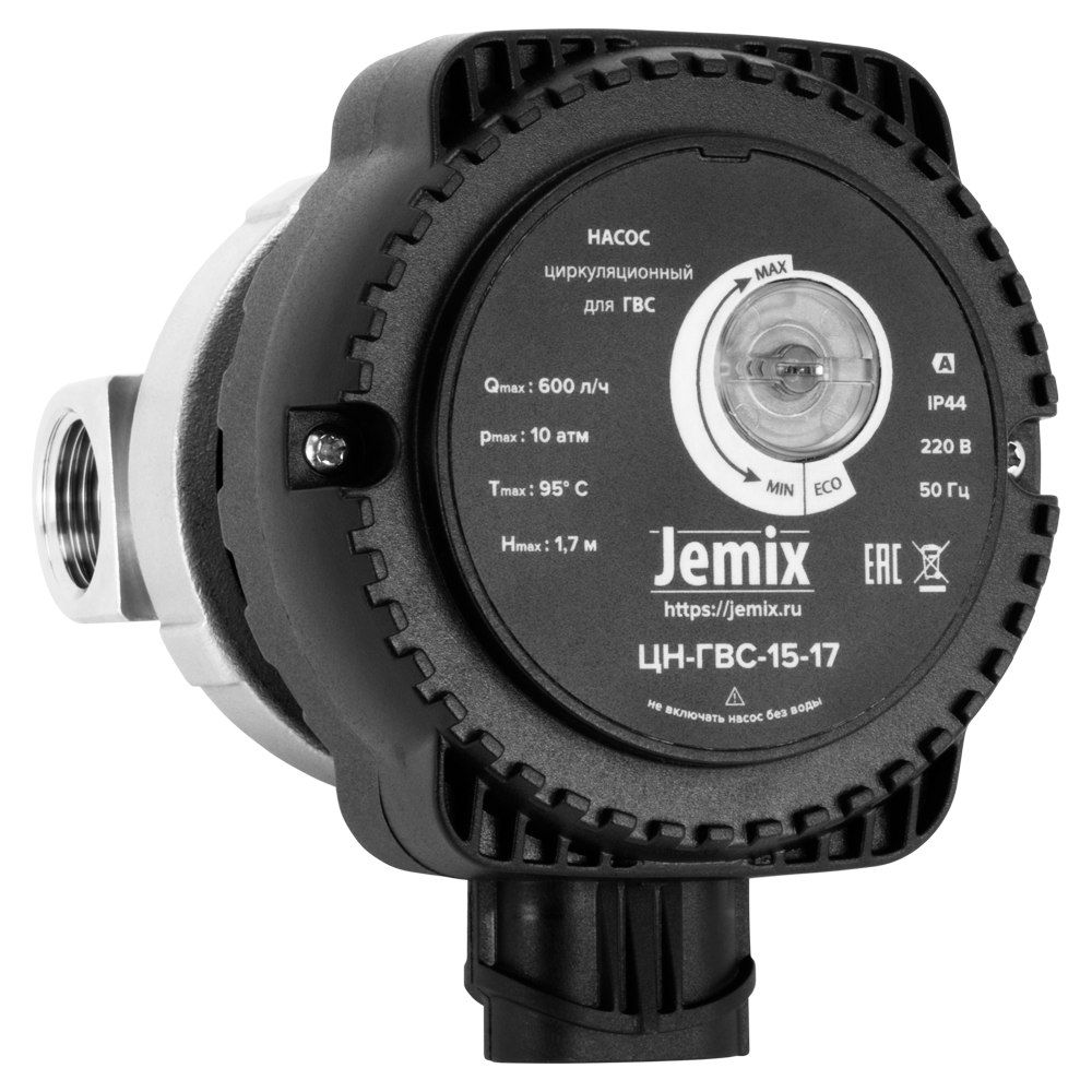 картинка Насос циркуляционный JEMIX ЦН-ГВС-15-17 с кабелем(-/-/- шт)