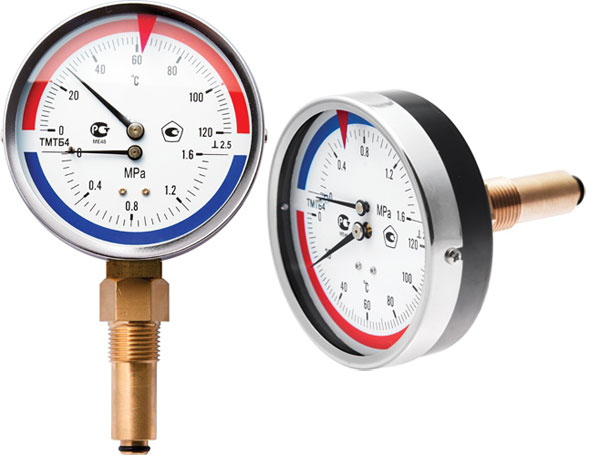 Манометр термо ТМТБ-31Р Ду 80 н/под 0-150*С 1/2" 6 бар