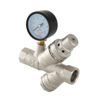 Клапан подпиточный 1/2" с маном/фильтром Valtec VT.515