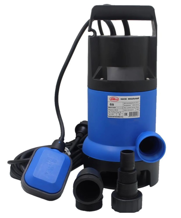 Насос фекальный JEMIX ФН-175-7/GS-550 пласт корпус,0,55КВт 10,5 куб.м/час