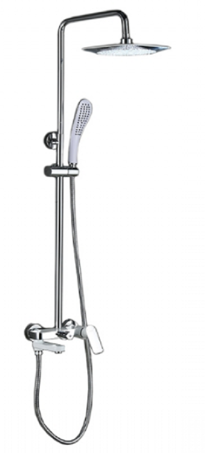 Душевая система шар Gappo G2448 лат 35мм белый/хром