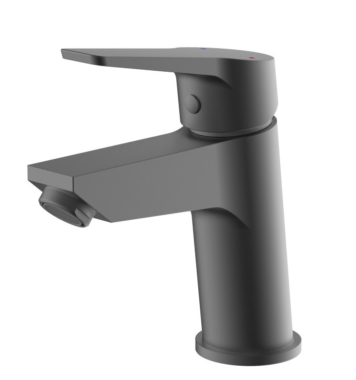 Смеситель раковина шар Potato P10187-19 35мм брезентово-серый