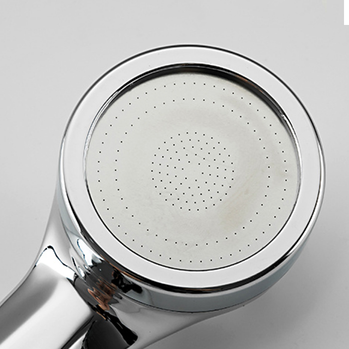 картинка Лейка душевая Frap F011 хром 1 режим самоочистка распылитель(-/-/60 шт)