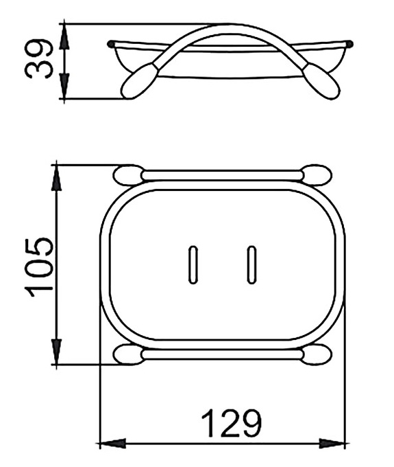 Frap F332 мыльница настольная розовый