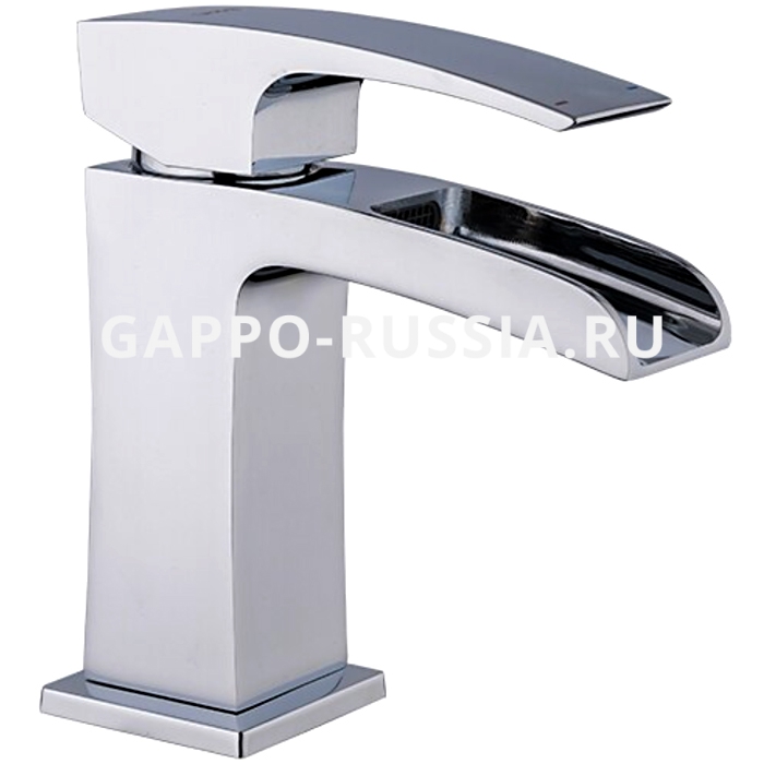 Смеситель раковина шар Gappo G1007-20 лат водопад 35мм