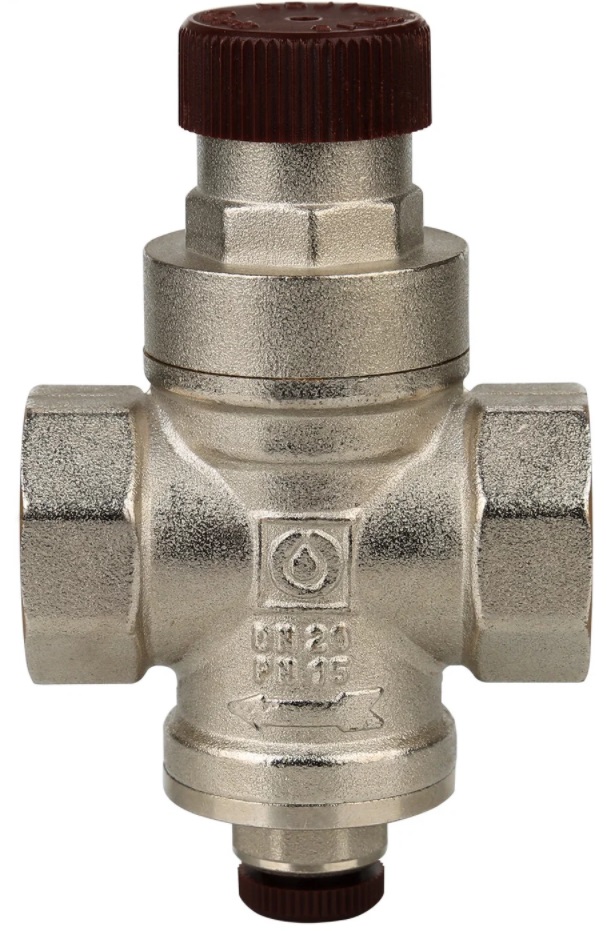 Редуктор давления поршневой Gappo 1/2" с выходом для манометра G1401.04