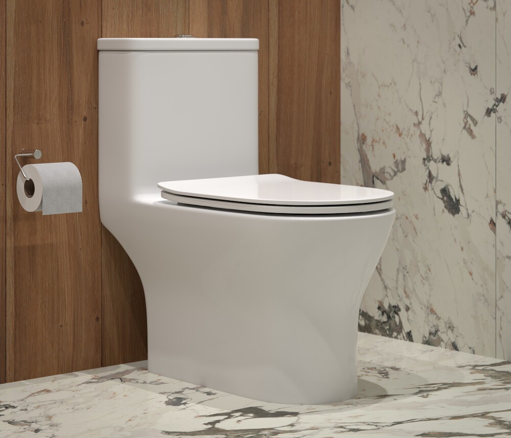 картинка Моноблок EvaGold SM9618, тонкое дюро (с гофрой и подводкой)(-/-/- шт)
