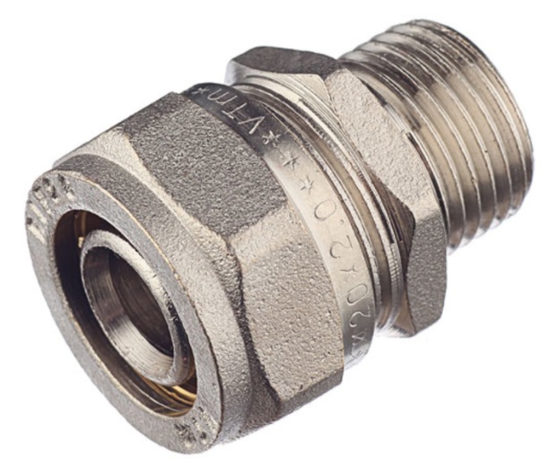 картинка Цанга штуцер 20*1/2" Valtec VTm.301(-/10/110 шт)