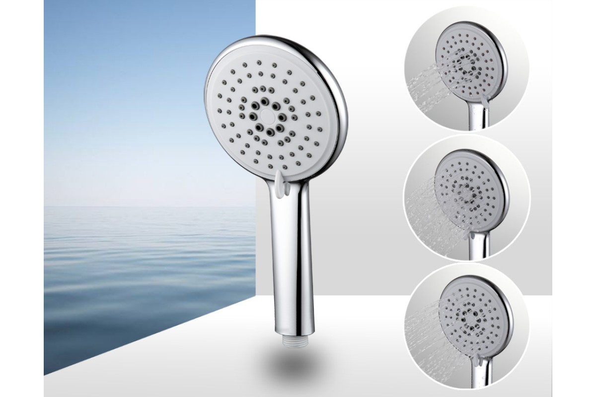 Лейка душевая Frap F007 хром 3 режима самоочистка