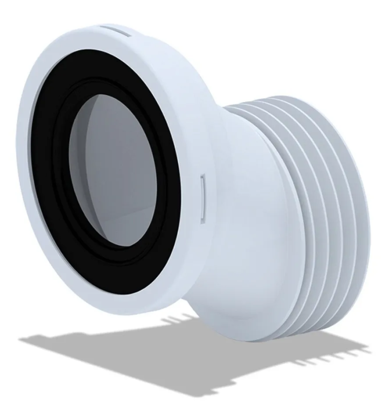 Сливная муфта д/унитаза АНИ W0420 эксцентрик жесткий 40 мм