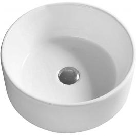 Раковина керамика накладная Gappo GT106 410х410х165мм белый