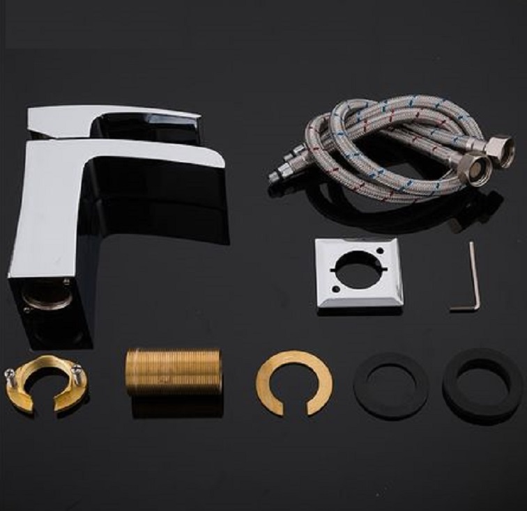 Смеситель раковина шар Gappo G1007-20 лат водопад 35мм