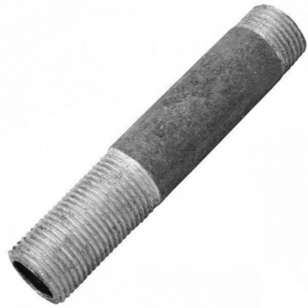 Сгон удл б/к Ду15 L-150 мм сталь