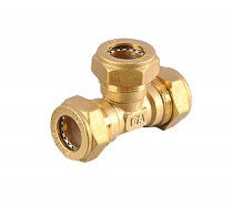 Тройник 25 Lavita 3Т латунь