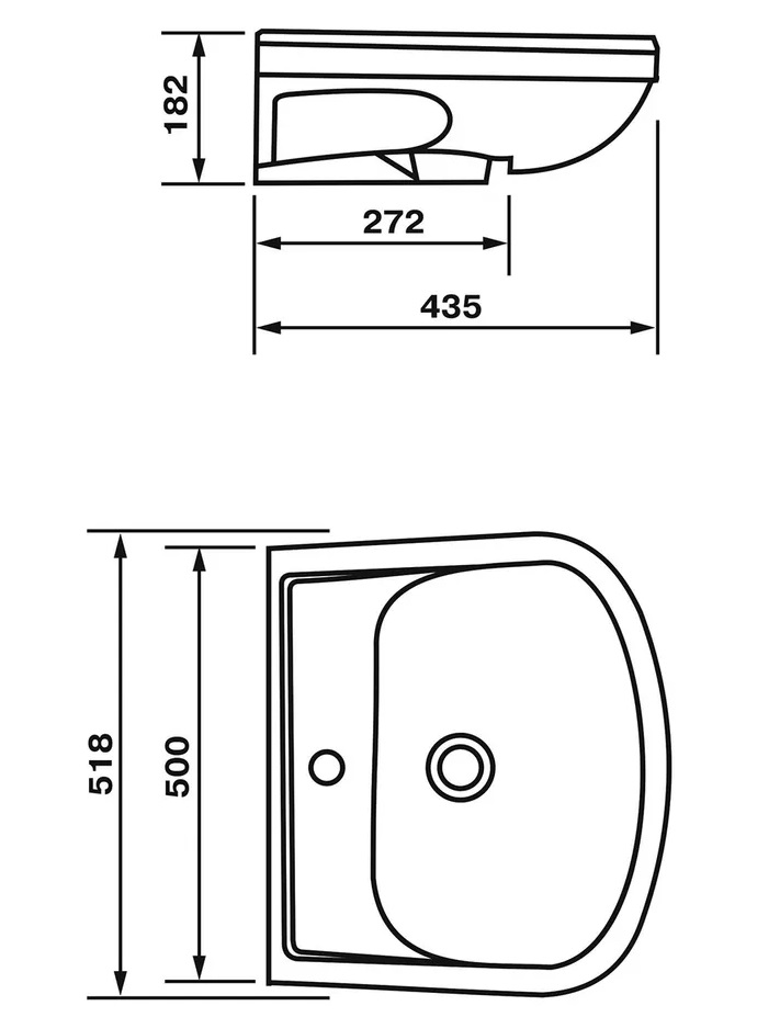 Умывальник "Альфана 52" с/о