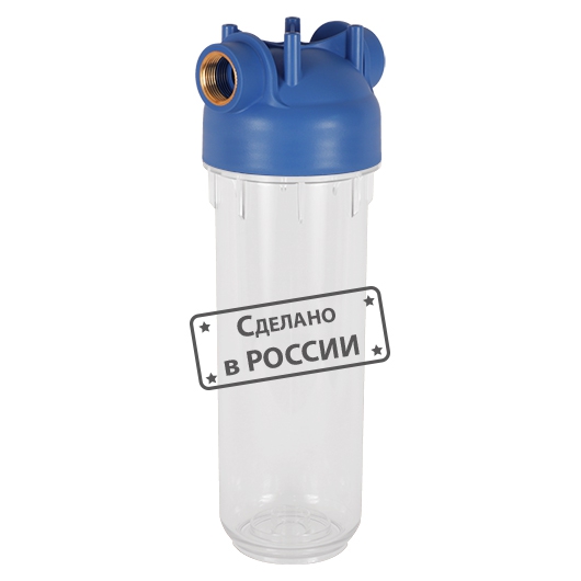 картинка Колба фильтра АКВАБРАЙТ SL 10" АБФ  3/4" прозр(-/-/12 шт)