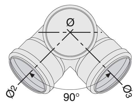 картинка Крестовина 2-х пл 110/110/50*87° Sinikon правая 512035(-/-/10 шт)