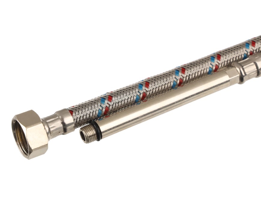 картинка Шланг к смесителю 100 см нерж 10мм М-10 Монофлекс longer штука(-/-/- шт)