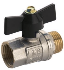 картинка Кран шаровой   1"  гш бабочка Frap FR212(-/12/72 шт)