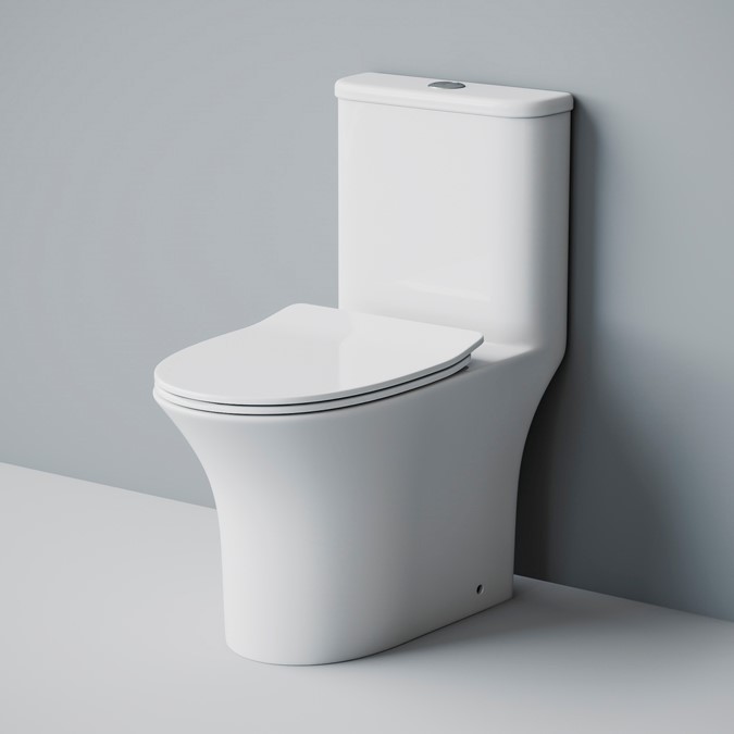 картинка Моноблок EvaGold SM9614 безободковый, дюро (с гофрой и подводкой) (-/-/1 шт)