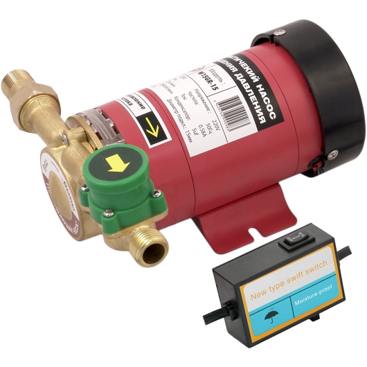 Насос повыш давл JEMIX ПВН15-15/W15GR-15 AUTO  220В 50Гц