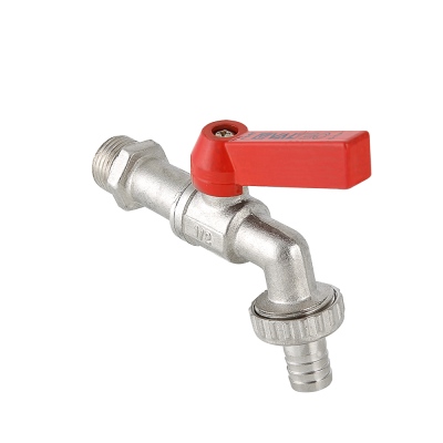 картинка Кран шаровой    3/4" со штуцером ручка Valtec VT.051(-/7/56 шт)