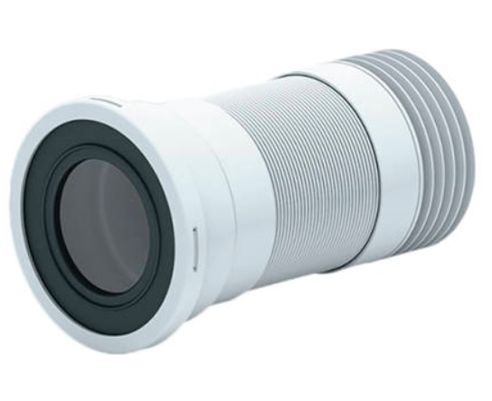 Сливная гофра д/унитаза АНИ К718R улучш манжета 280-550мм