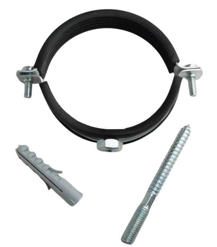 Хомут металл     1 1/4" 38-44 мм RU-Humalt со шпилькой-шурупом,дюбелем и к/г