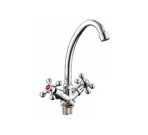Смеситель кухня кер Frap F4008-2 крест