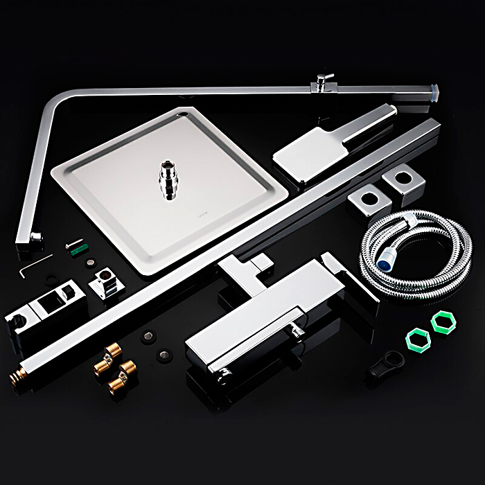 Душевая система шар Gappo G2418 лат 35мм хром