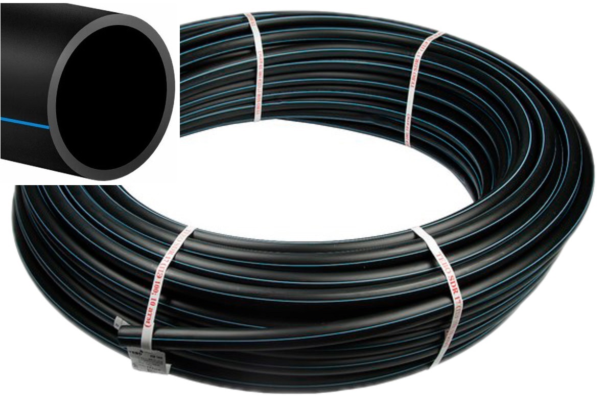 картинка Труба ПНД Tebo 32*2,0 РЭ100 питьевая напорная SDR17 10атм(100/-/100 м)