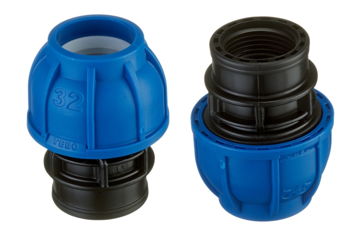 Муфта вн/р 32*1" ПНД Tebo